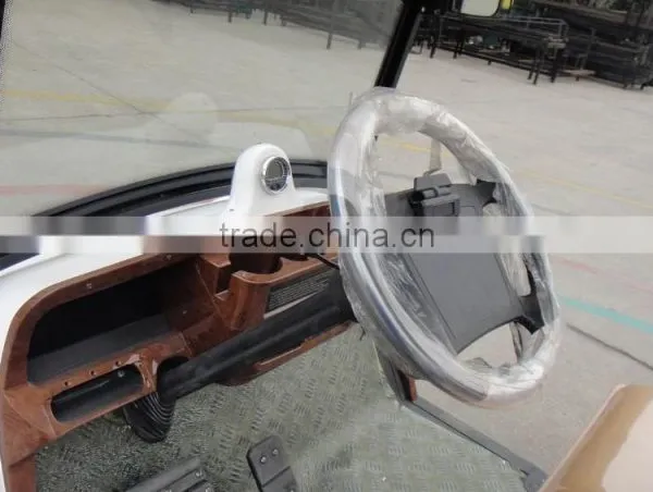 Six Seats Electric Golf Car With Two Rear Facing Flip-flop Seats photo-6