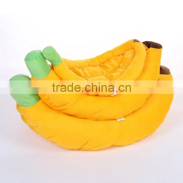 Banana Shaped Luxury Dog Pet Bed photo-2