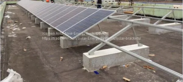 Solar Roof Mounting System for Flat Concrete Roof