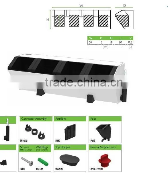 Planter Shelf/Atractive Garden Vertical Planter,living Wall,green Wall,vertical Garden Wall Planter photo-3
