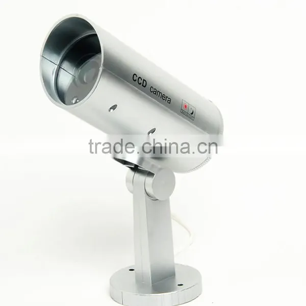 Cheap CCD Security Camera, Fake Waterproof Indoor Outdoor Security Camera With Flashing LED Light photo-2