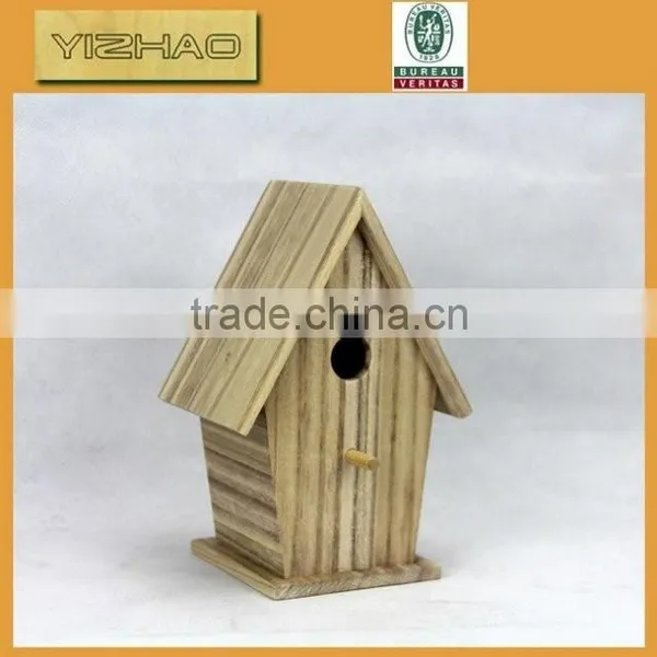 Eco-friendly FSC Hanging Wooden Bird Cage, Wooden Bird House, Bird Cage photo-3