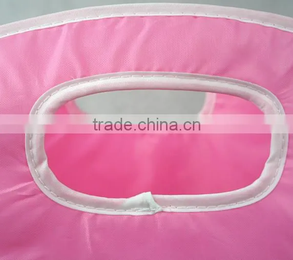 Cylinder Vertical Pearl Cotton Laundry Basket, Laundry Bucket photo-2