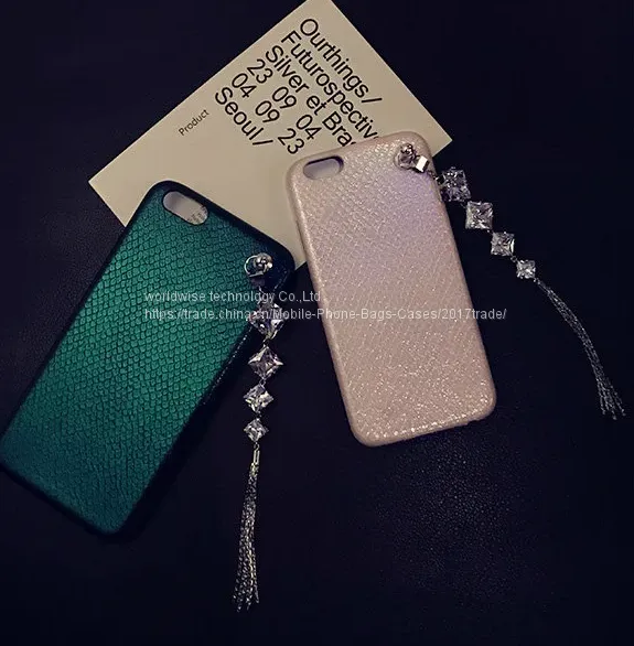 Imitation PU Leather Back Cover Shell Diamond Mobile Phone Cases for IPhone7/7Plus/6/6s/6plus/6splus Cell Phone Housing photo-4