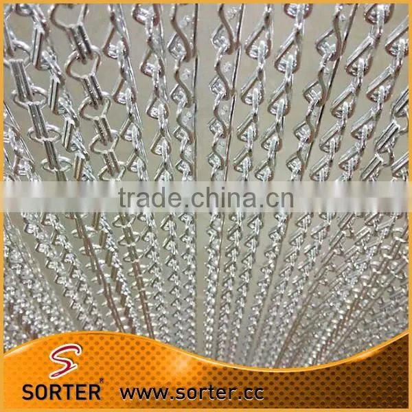 Decorative Aluminum Double Hook Chain Door Curtains photo-3