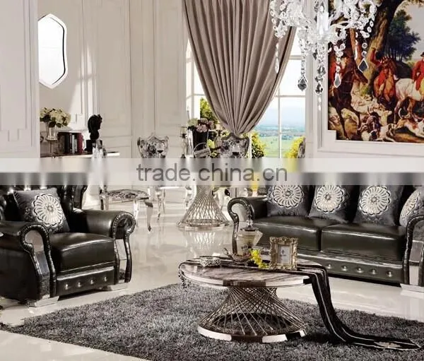 A8065 Small Pretty Waist Round Marble Rotating Dining Room Table photo-2