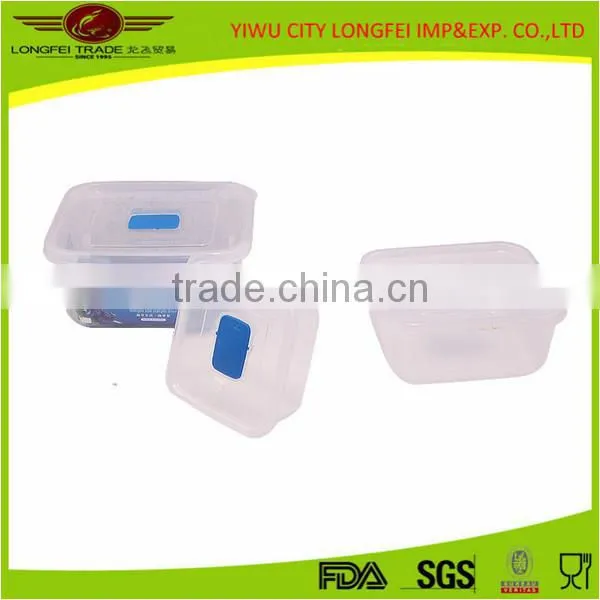 3pcs Square Clear Plastic Bin, Plastic Box Set photo-2