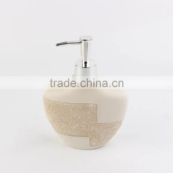Cream-colored Elegant Hand-painted Ceramic Bathroom Accessories Home Decoration photo-4