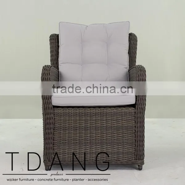 Key West Wicker Lounge Chair- Outdoor Garden Rattan Furniture photo-2