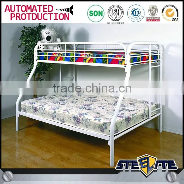 School Furniture Steel Bed Adult Bunk Bed 2 Tire Cot Bed photo-5