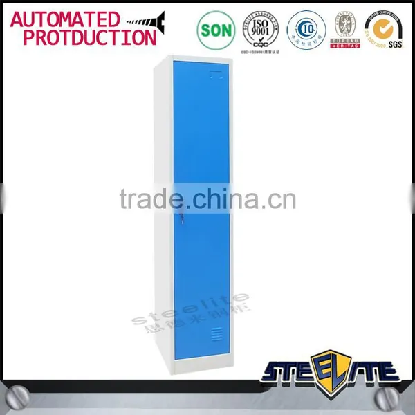 Single Door Metal Locker Wardrobe Steel Locker Cabinet