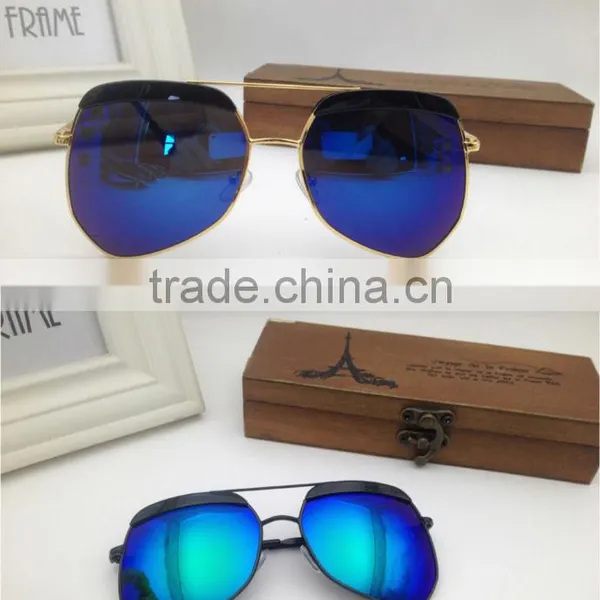 FREE Sample Fashion Women Sunglasses, New Design Mirrored Sunglasses 2015, FDA&CE photo-2