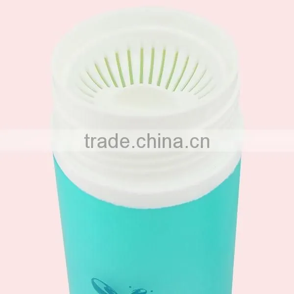 320ML BAP Free Plastic Double Wall Water Bottle With Silicone Handle photo-4