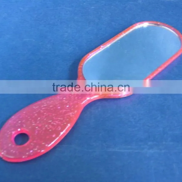 Plastic Customized Shape Hand Mirror photo-2
