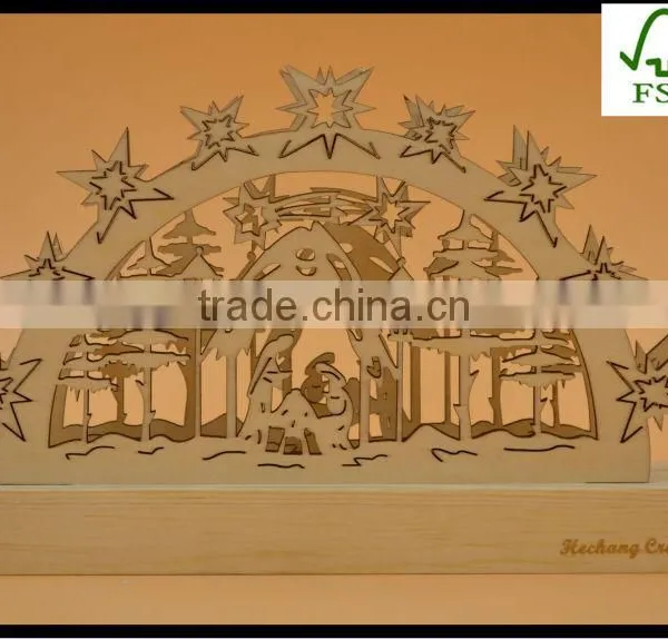 2016 Custom Christmas Wooden Light Crafts photo-4