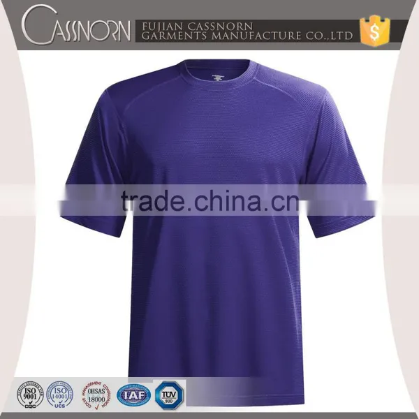 Factory Price Simple Design Pure Color Crew Neck Men Knitted T-shirt photo-4