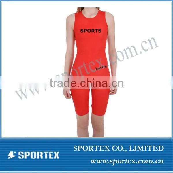 2015 Vintage Hot Selling Sportswear Bib Women's Navy Wrestling Singlet #MZ0527 photo-6