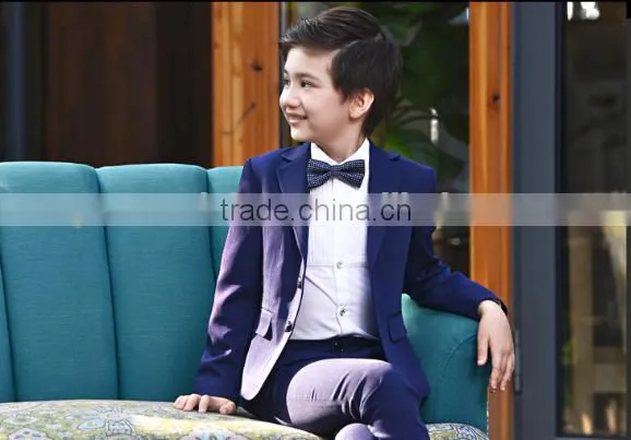 2017 New Latest Fashion Design Boy Suit Party Wear Flower Boy Suit photo-6