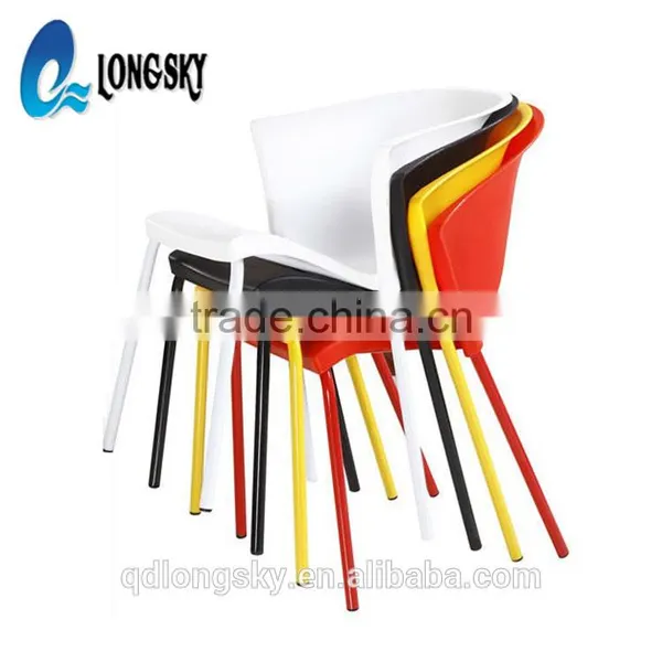 LS-4019 Cheap Outdoor Indoor Garden All Colour Available Dining pp Polypropylene Plastic Chair photo-5