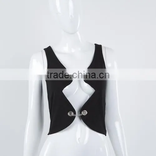 Top Selling Products 2017 Cotton Sleeveless Nightclub Top Sexy Clothes photo-4