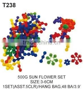 500 g Building Block Construct Kid Toys Plum Blossom Block photo-6