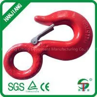 Forged Eye Hoist Hooks With Safety Latch