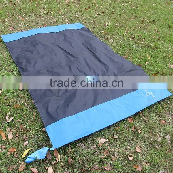 Beach Mat Camping Blanket Lightweight Fold in Small Pocket Multipurpose Outdoor Blanket With Sand Pocket photo-3