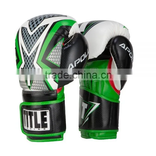 Custom Printed Leather Boxing Gloves photo-5