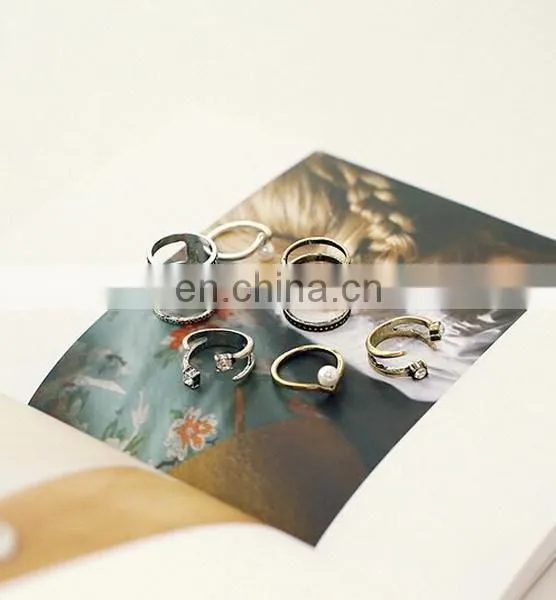 Kunckle Sets Ring Open Cuff Rings Sets Finger Ring Jewellery photo-5