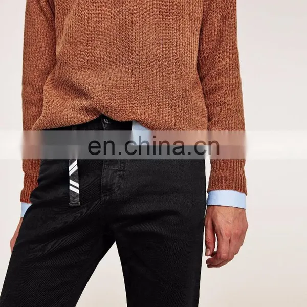 New Design OEM Custom Mens Casual Skinny Fit Chino Pants photo-3