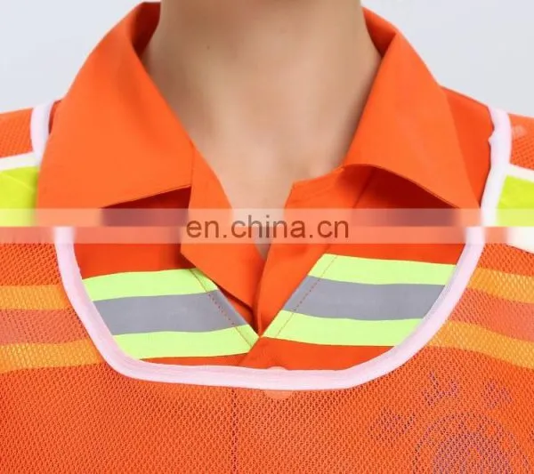 Fabric for Reflective Vests , Orange Reflective Fabric photo-4