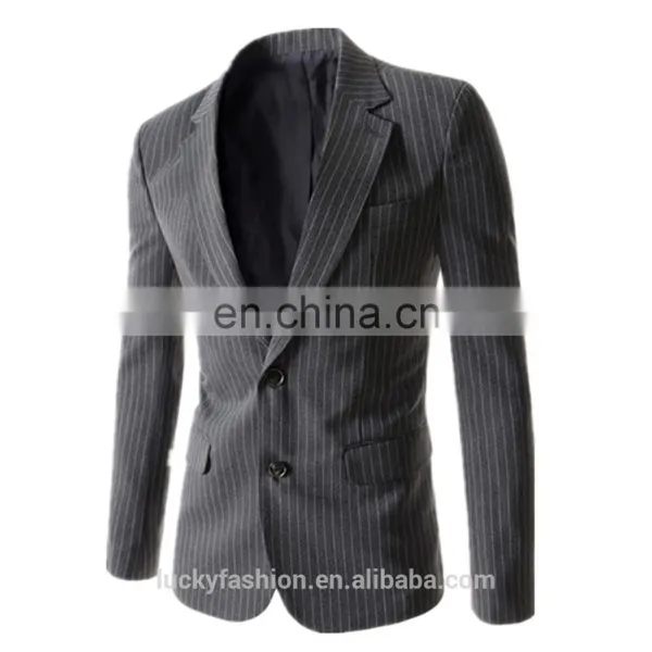China Jacket Manufacturer Slim Fit Mens Blazer photo-4