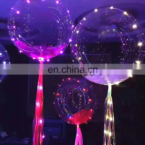New Bobo Ball Led Line String Balloon Decorated With Colored Light for Christmas Halloween Wedding Party Children Home Decor photo-4