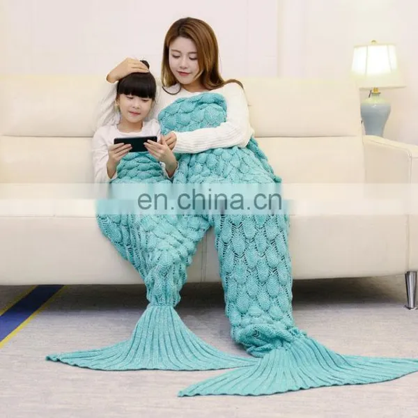 Adult and Children Mermaid Tail Blanket on Sale photo-3