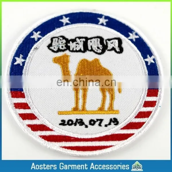 Football Embroidered Patches Custom School Embroidered Badge Iron on Embroidered Medal photo-2