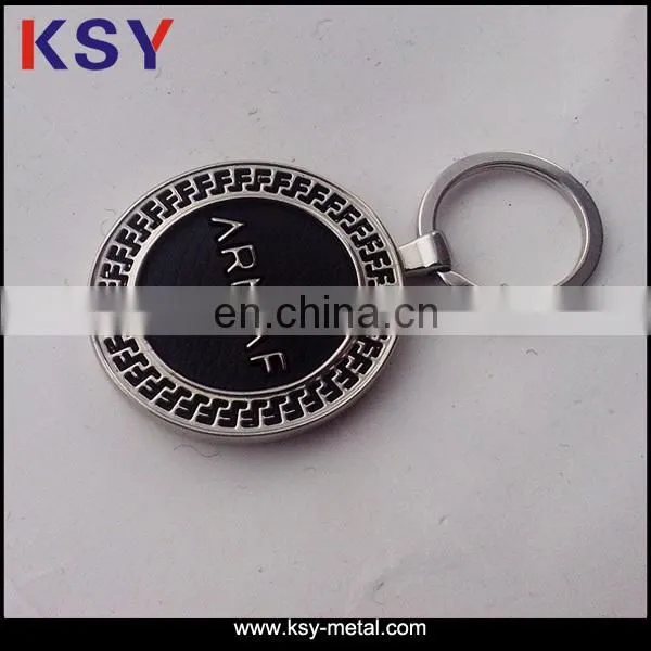 2014 New Arrival Leather Metal Keychain photo-3