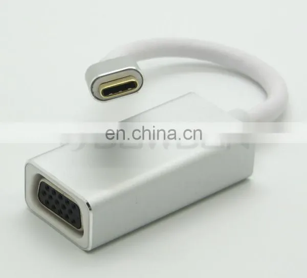 USB-C to VGA Adapter Type-C USB C to VGA Adapter for Apple New Macbook/ Chromebook Pixel photo-2