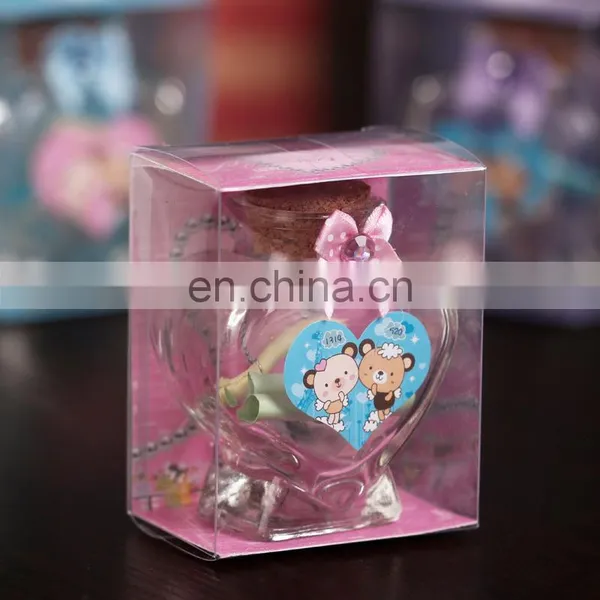 Led Heart Shaped Wishing Glass Bottle Light With Paper Note photo-2