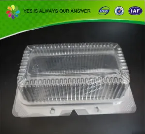 Plastic Disposable Tray Packaging for Cake