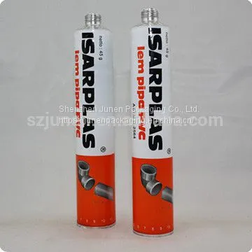 Empty Aluminum Glue Packaging Tube