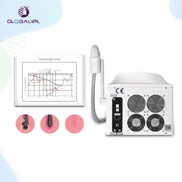 Hot Selling Laser Hair Removal Machine 808nm Diode Laser / Portable Laser Hair Remover photo-4