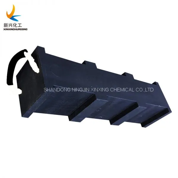 Uhmwpe Black Plastic Outrigger Pads/stackable jacking base block for Crane Leg