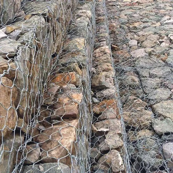PVC Coated Hexagonal Gabion Mesh Woven Gabion Stone Cage photo-4