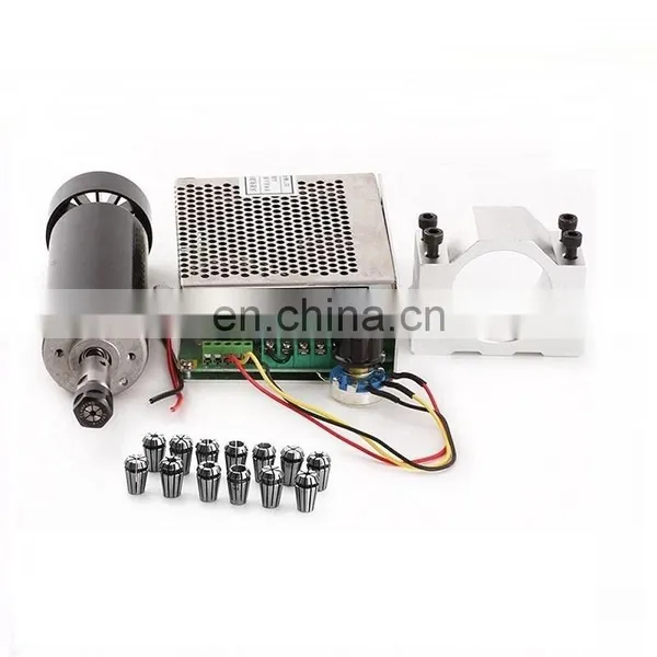 HONGJUN 500W Air Cooled Spindle Motor and Spindle Speed Power Converter photo-1