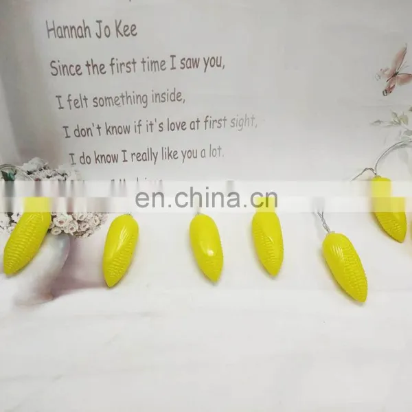 High Quality Battery Powered Harvest Plastic Corn Shape String Light For Home Decoration photo-3
