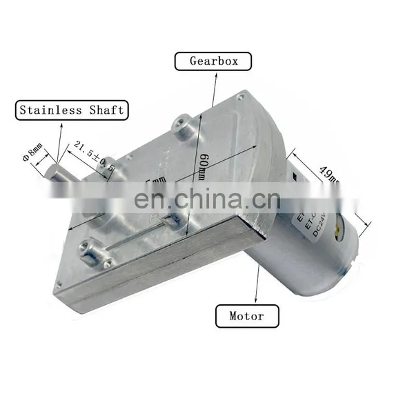 12v dc Motor Low Rpm 5rpm Motor High Torque dc Flat Gear Motor photo-3