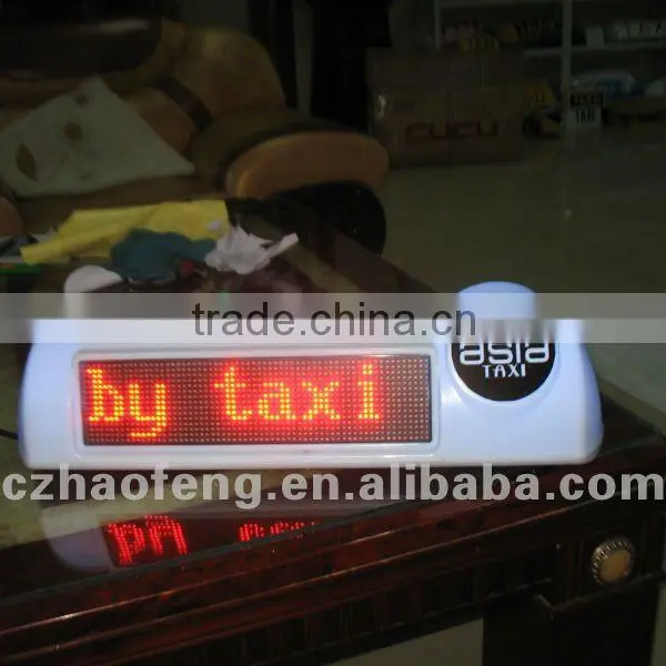 HF101 Taxi Led Display Taxi Sign