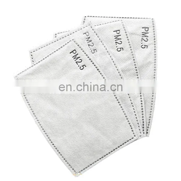 Anti Virus and Bacteria Adult Filter Pm2.5 Filters Activated Carbon Anti Dust Cotton High Quality Replaceable 5 Layer NO Service
