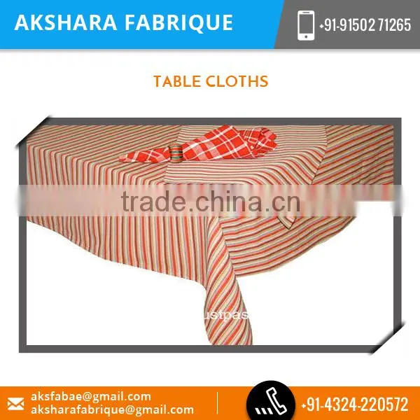 Most Popular Brand 100% Cotton Table Cloth in Customized Pattern photo-2