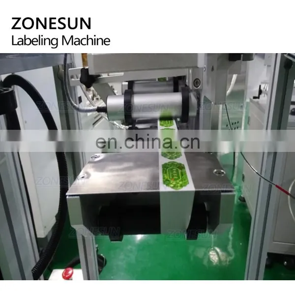 ZONESUN ZS-TB853 Sticker Table Automatic Flat Labeling Machine For Book Plate Carton Box photo-3
